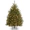 4.5 ft. Pre-Lit Dunhill® Fir Full Artificial Christmas Tree, Clear Lights